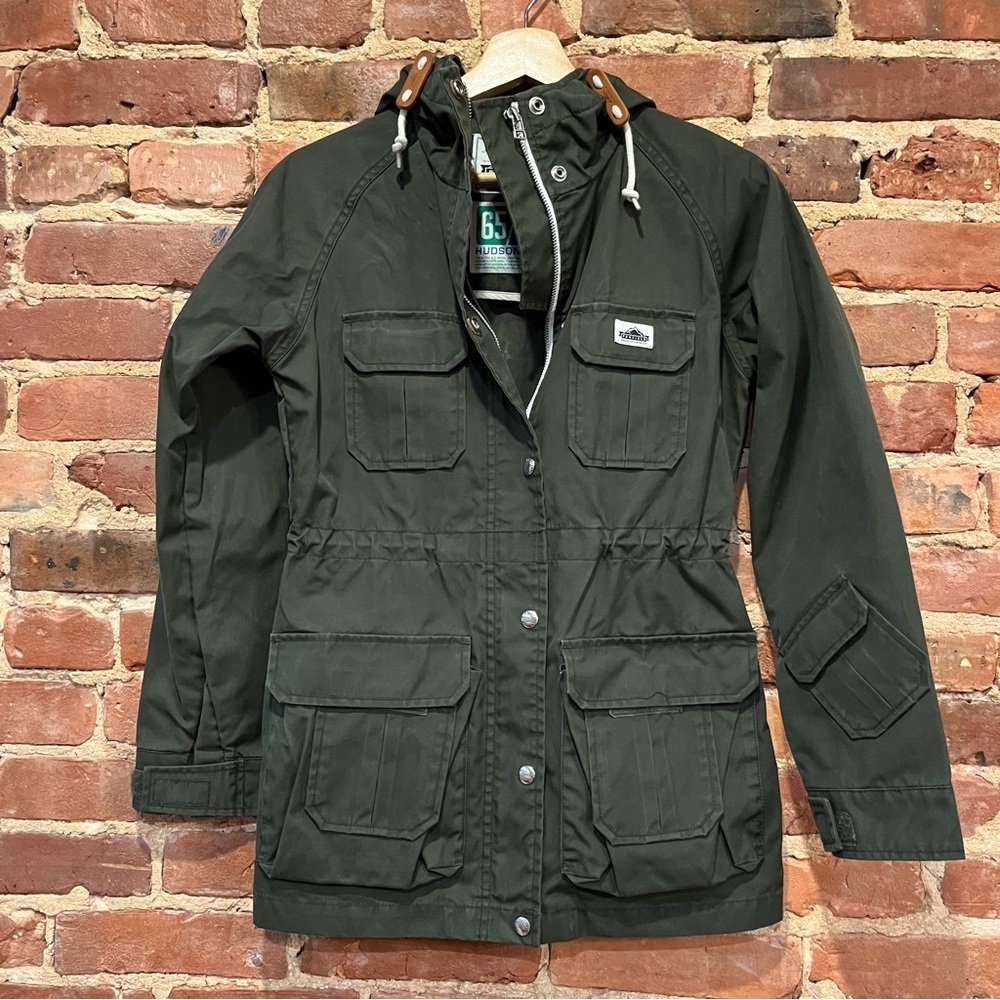 Penfield Hudson Waxed Jacket XS Green